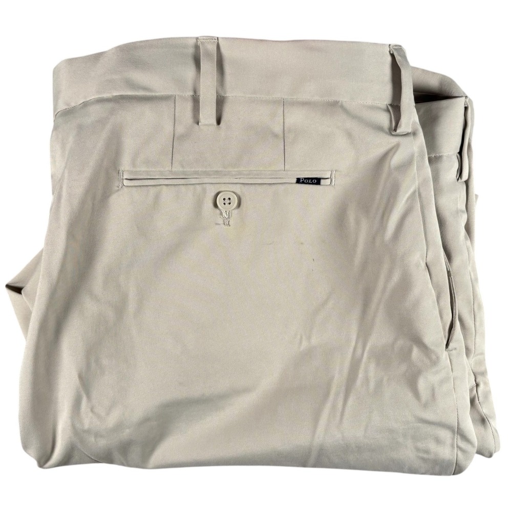 Polo Ralph Lauren Men Sz 42 Performance Shorts Khaki Flat Front classic fit golf